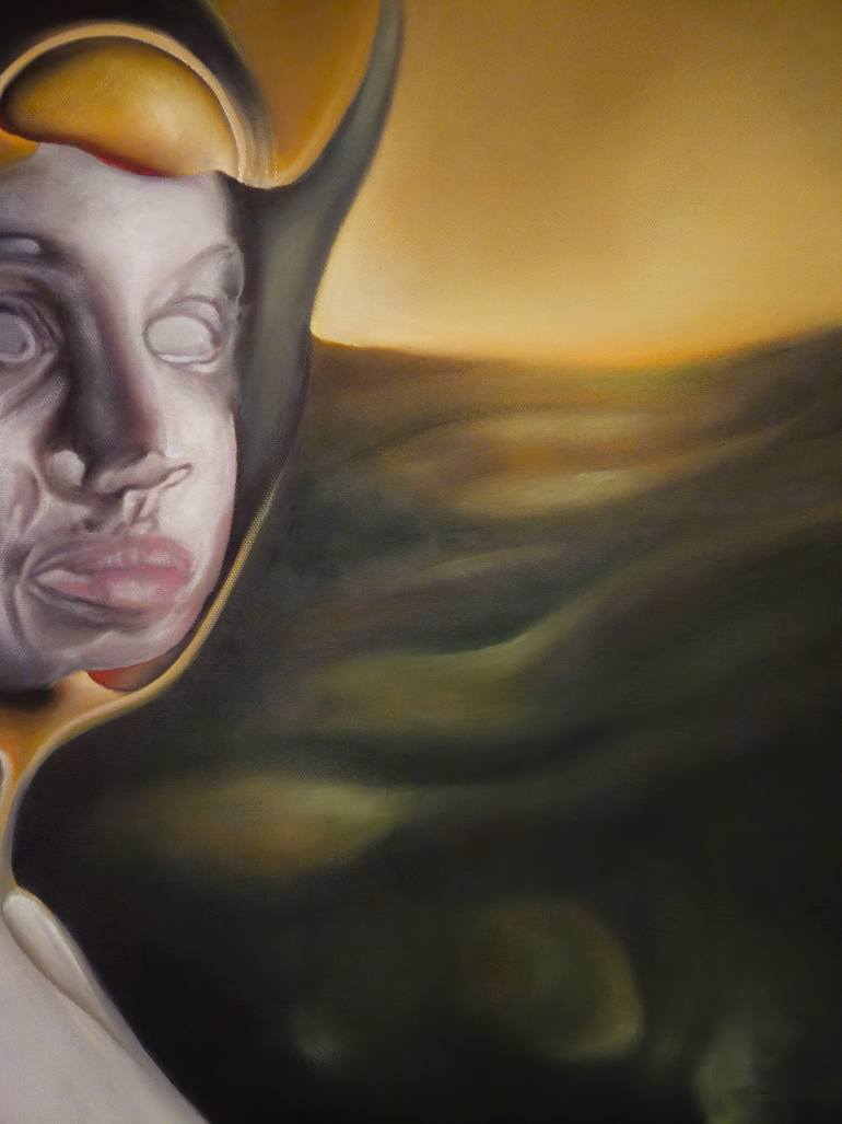 Original Modernism People Painting by Stefano Mazzolini
