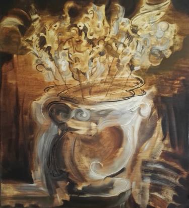 Original Abstract Expressionism Food & Drink Paintings by Stefano Mazzolini