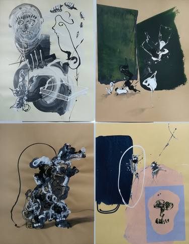 Print of Abstract Expressionism Animal Paintings by Stefano Mazzolini
