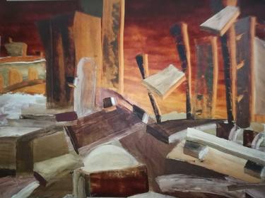 Original Abstract Expressionism Cities Paintings by Stefano Mazzolini