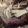 Pure fantasy driven by great creativity using oil without any project without drawing giving free rein to one's ideas Landscapes cities nature villages people objects animals things the extreme Symbiosis between them vibrant freedoms full of emotions