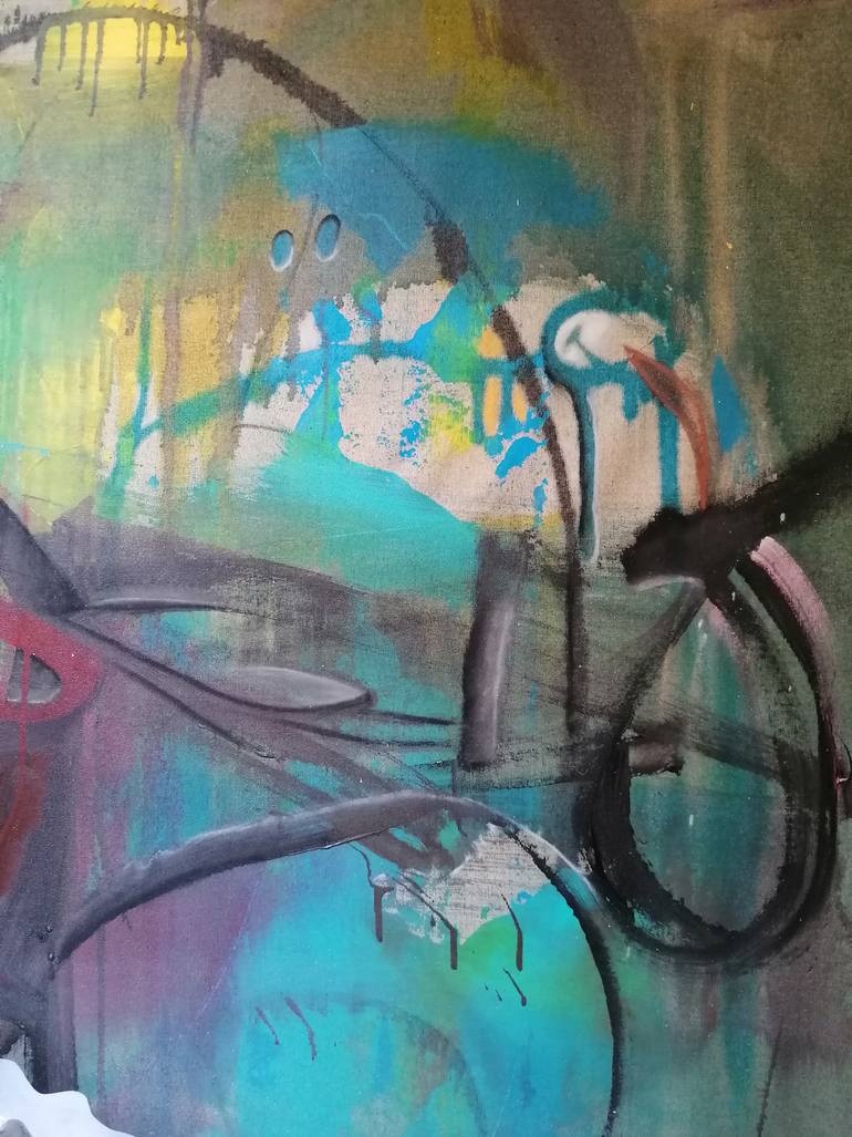 Original Modernism Abstract Painting by Stefano Mazzolini