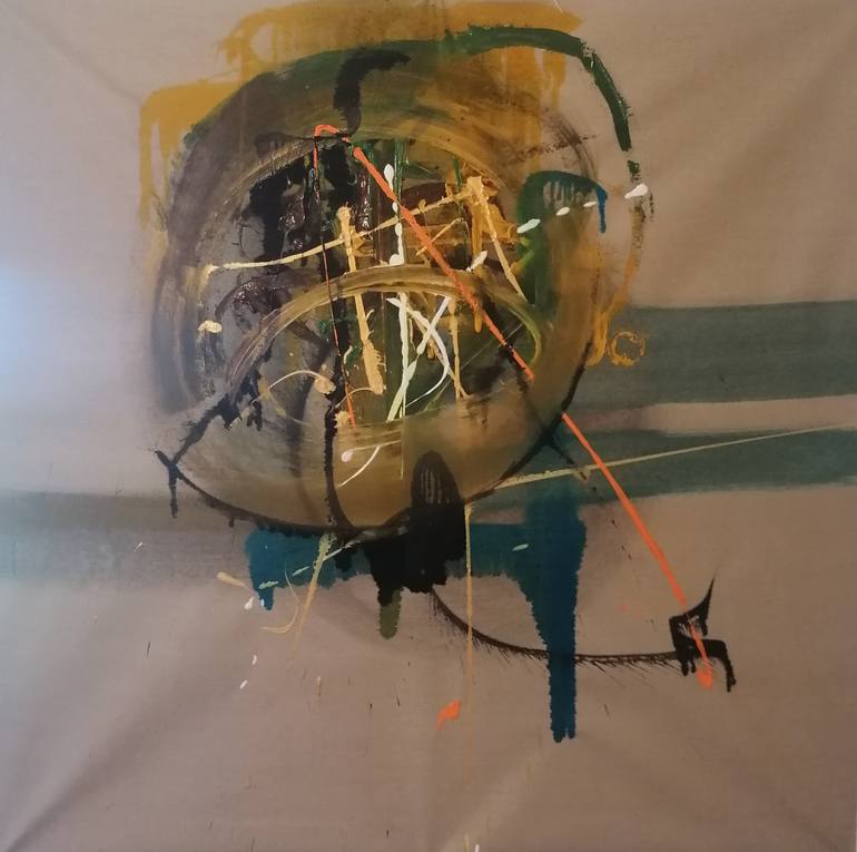 Original Modernism Abstract Painting by Stefano Mazzolini