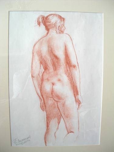 Original Nude Drawing by Alexey Volkhonskiy