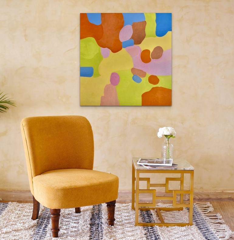 Original Abstract Expressionism Abstract Painting by Dina Dorothea Ney