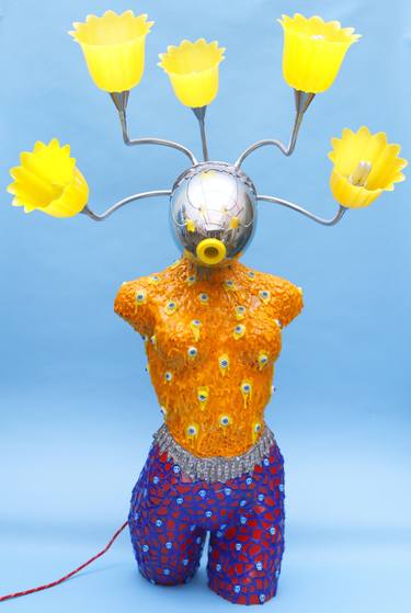 Original Pop Art Body Sculpture by Herr Karl