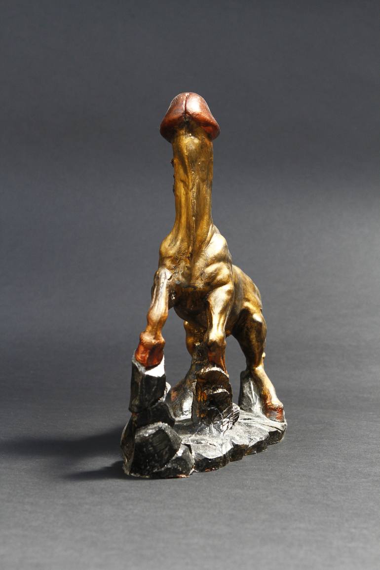 Original Figurative Horse Sculpture by Herr Karl