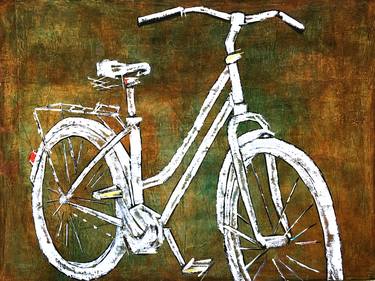 Original Expressionism Bike Paintings by Stacie Schimke