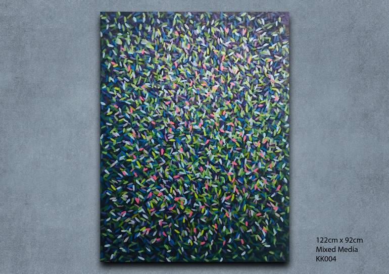 Original Contemporary Abstract Painting by Krishan Kodithuwakku