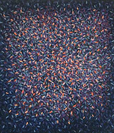 Original Impressionism Abstract Painting by Krishan Kodithuwakku