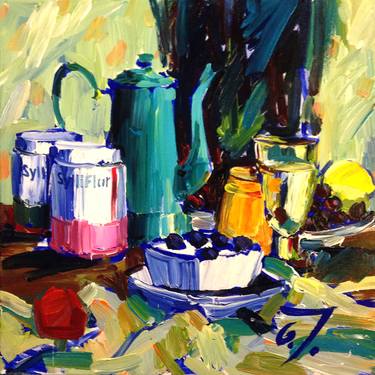 Print of Fine Art Still Life Paintings by Olga Jakobsen