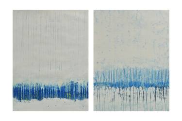Original Minimalism Abstract Paintings by Lisa Carney