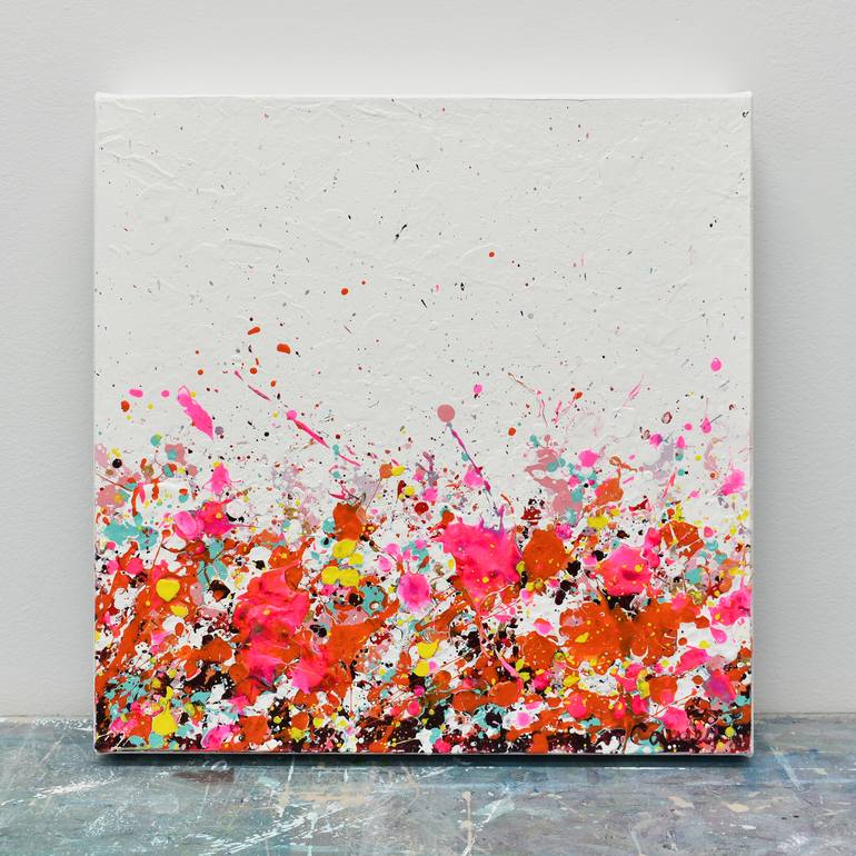 Original Abstract Expressionism Abstract Painting by Lisa Carney