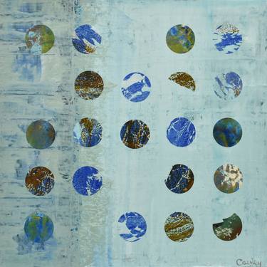 Print of Abstract Geometric Collage by Lisa Carney