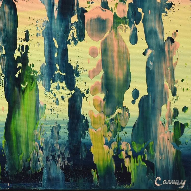 Original Abstract Expressionism Abstract Painting by Lisa Carney