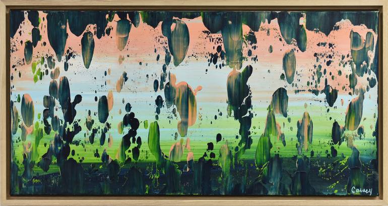 Original Abstract Expressionism Abstract Painting by Lisa Carney
