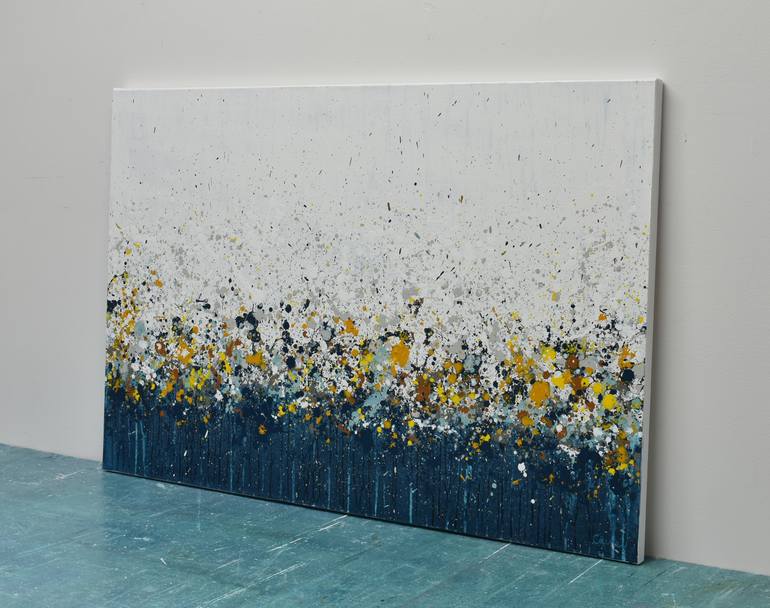 Original Abstract Expressionism Abstract Painting by Lisa Carney