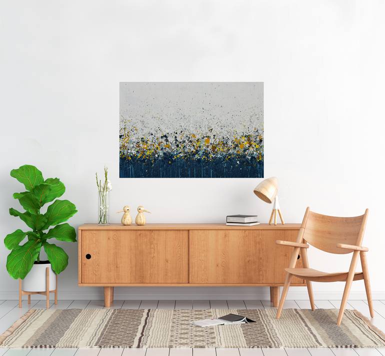 Original Abstract Expressionism Abstract Painting by Lisa Carney