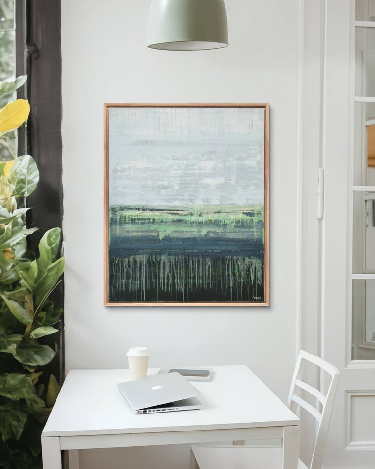 Original Color Field Painting Abstract Painting by Lisa Carney