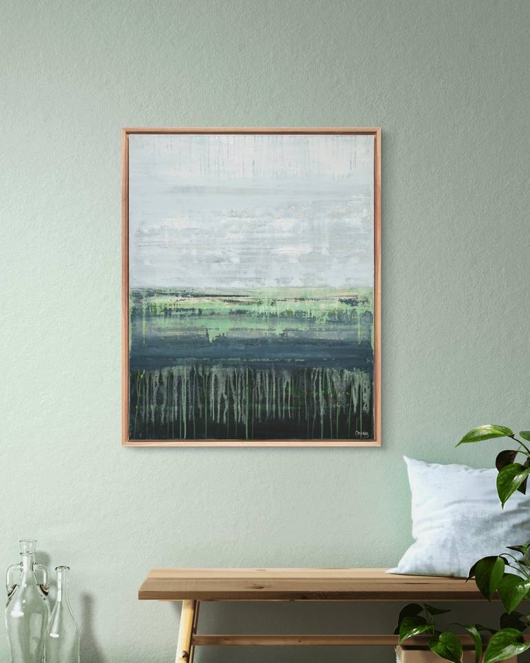 Original Color Field Painting Abstract Painting by Lisa Carney
