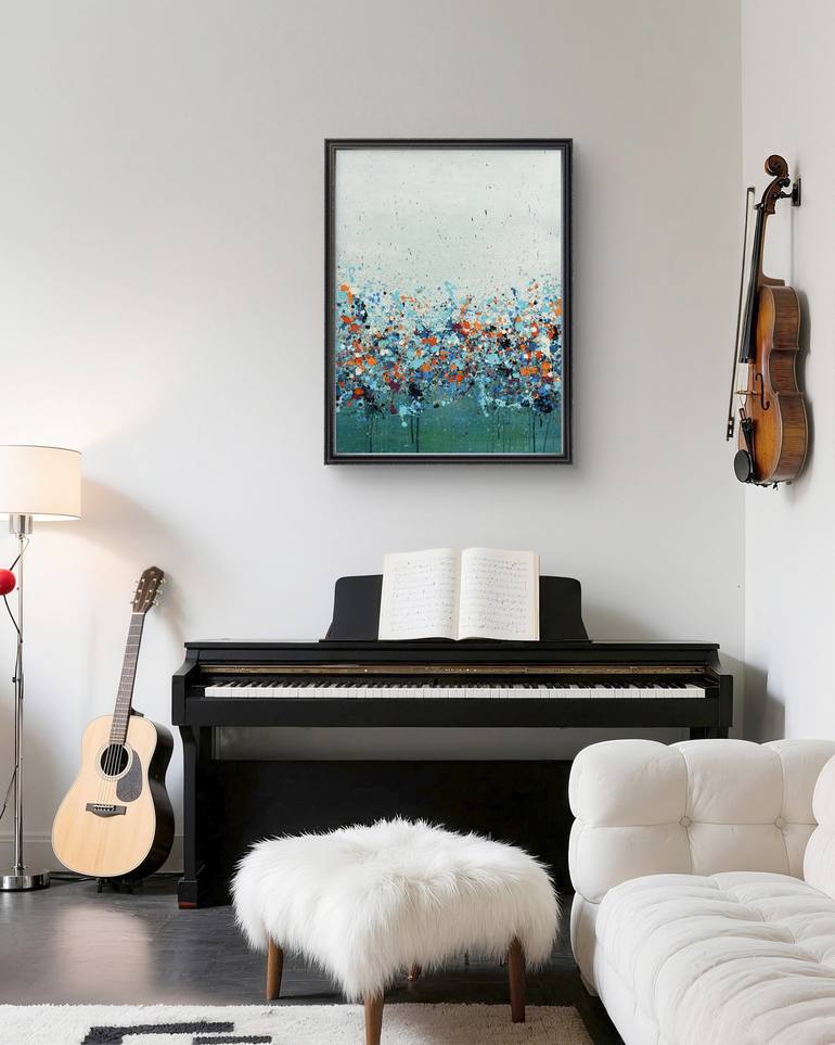 Original Abstract Landscape Painting by Lisa Carney