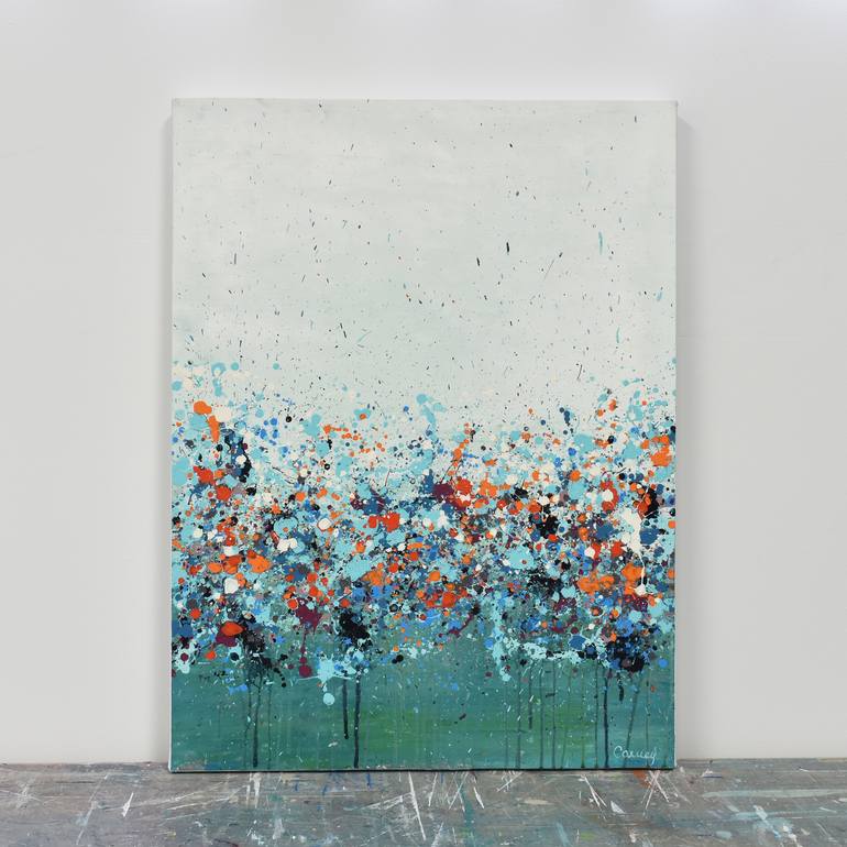 Original Abstract Landscape Painting by Lisa Carney