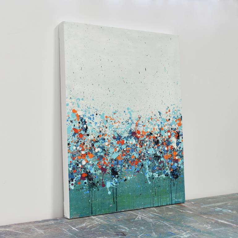 Original Abstract Landscape Painting by Lisa Carney