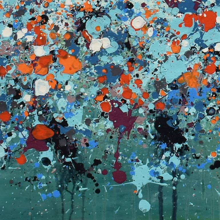 Original Abstract Landscape Painting by Lisa Carney