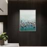 Spring Beauty on dark wall