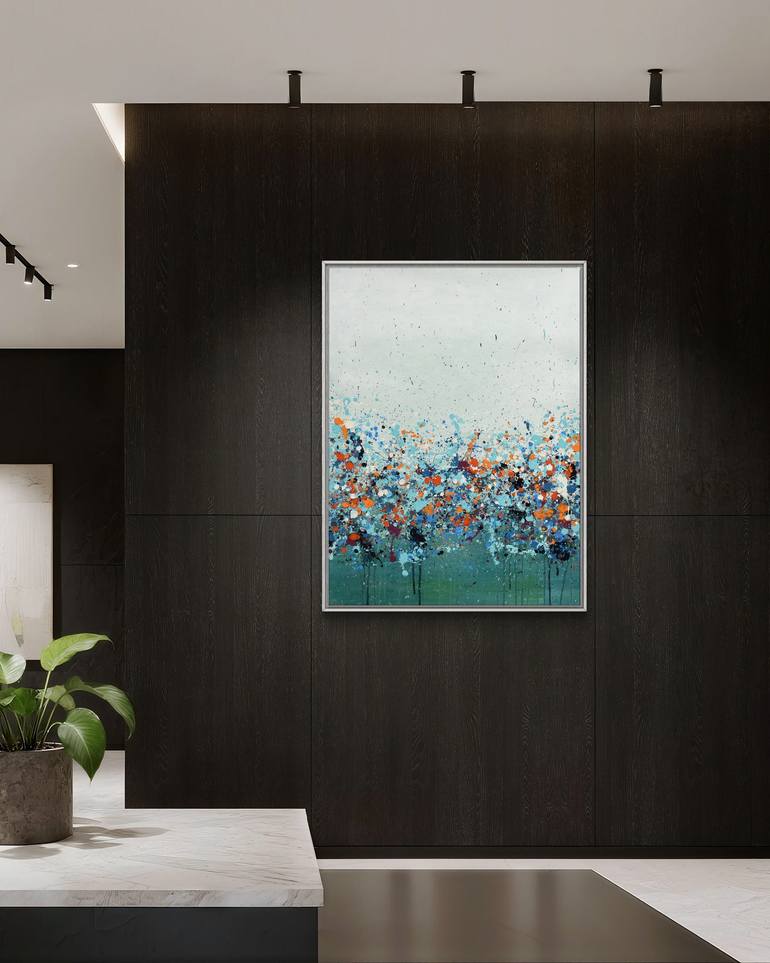 Original Abstract Landscape Painting by Lisa Carney