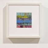 Residual Fields No. 34 - 5 × 5 in Abstract Landscape Painting by Lisa Carney