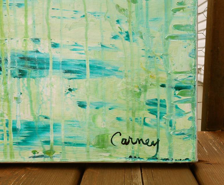 Original Abstract Expressionism Abstract Painting by Lisa Carney