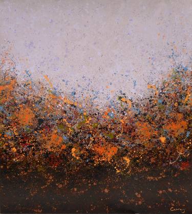 Print of Abstract Floral Paintings by Lisa Carney