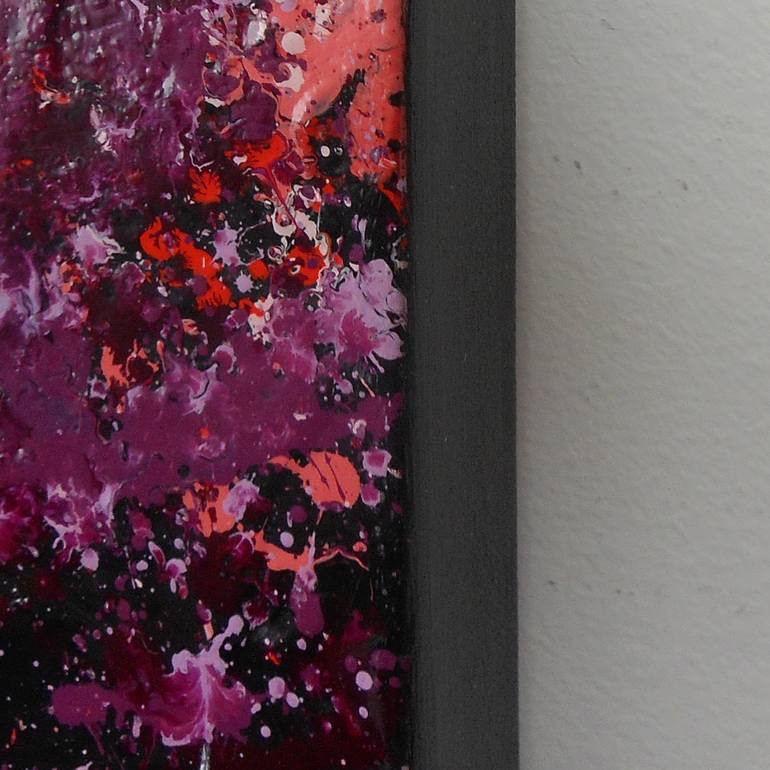 Original Abstract Floral Painting by Lisa Carney