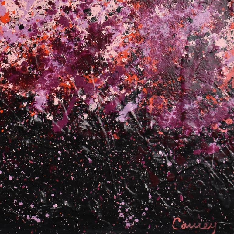 Original Abstract Floral Painting by Lisa Carney