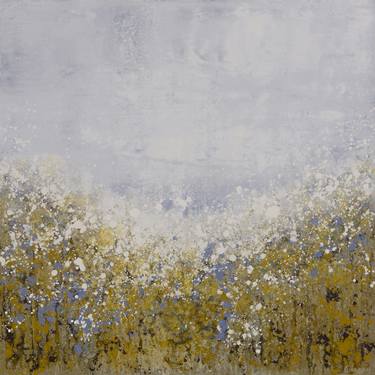 Original Abstract Garden Paintings by Lisa Carney