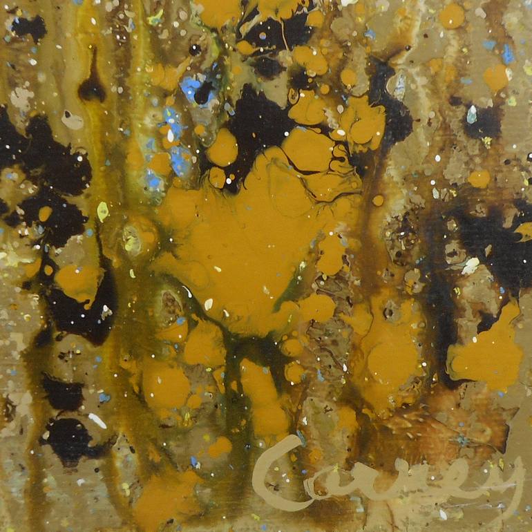 Original Abstract Garden Painting by Lisa Carney