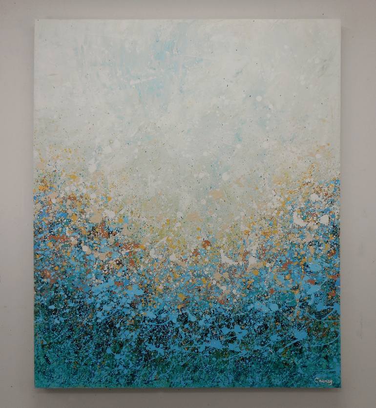 Original Abstract Landscape Painting by Lisa Carney