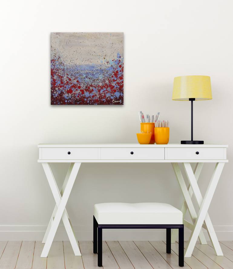 Original Impressionism Abstract Painting by Lisa Carney