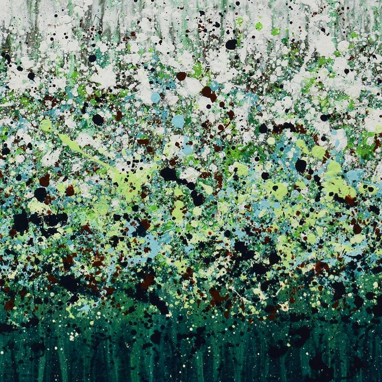 Original Abstract Expressionism Abstract Painting by Lisa Carney