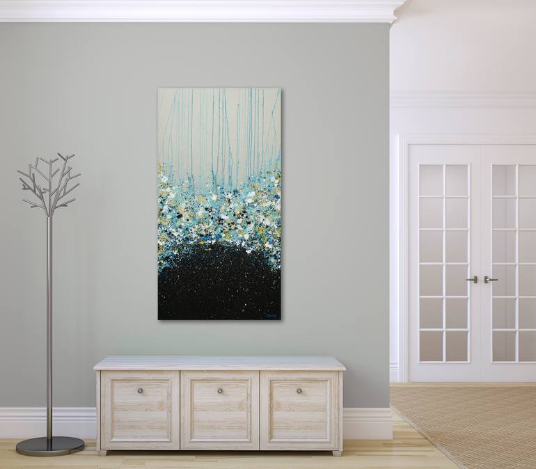 Original Abstract Expressionism Abstract Painting by Lisa Carney