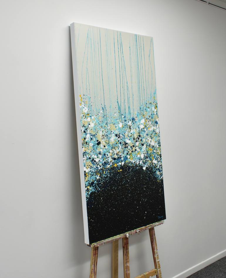 Original Abstract Expressionism Abstract Painting by Lisa Carney