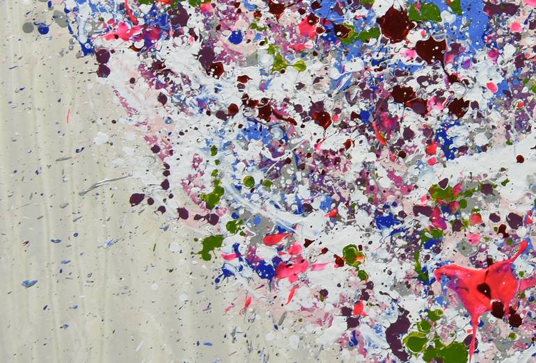 Original Abstract Expressionism Abstract Painting by Lisa Carney