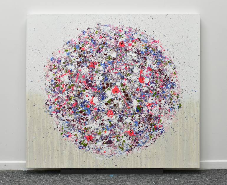 Original Abstract Expressionism Abstract Painting by Lisa Carney