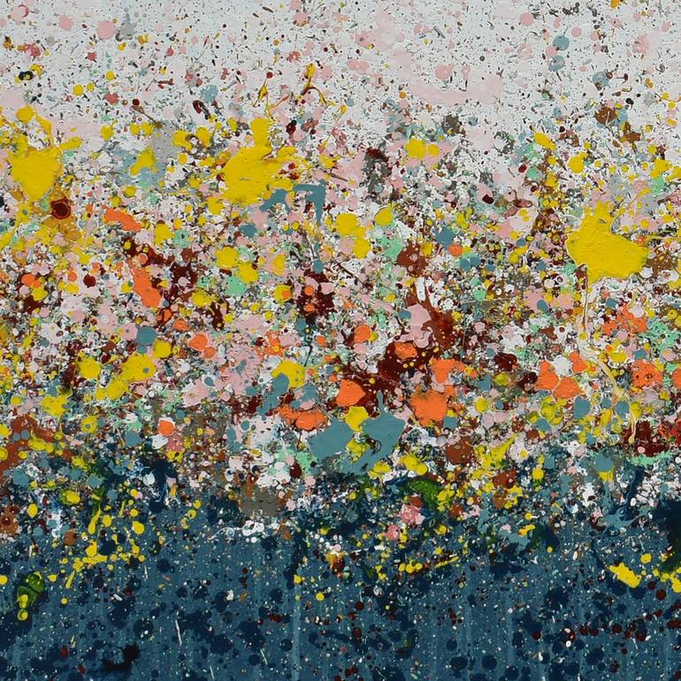 Original Abstract Expressionism Abstract Painting by Lisa Carney