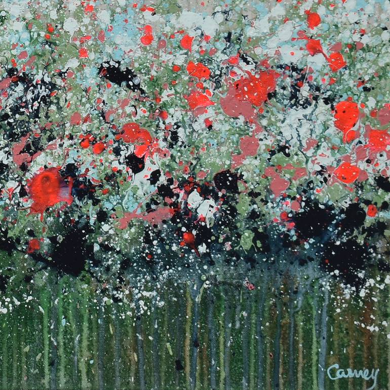 Original Abstract Expressionism Abstract Painting by Lisa Carney