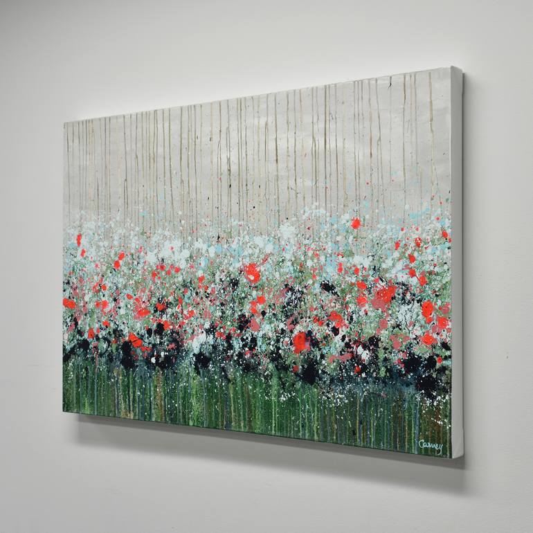 Original Abstract Expressionism Abstract Painting by Lisa Carney