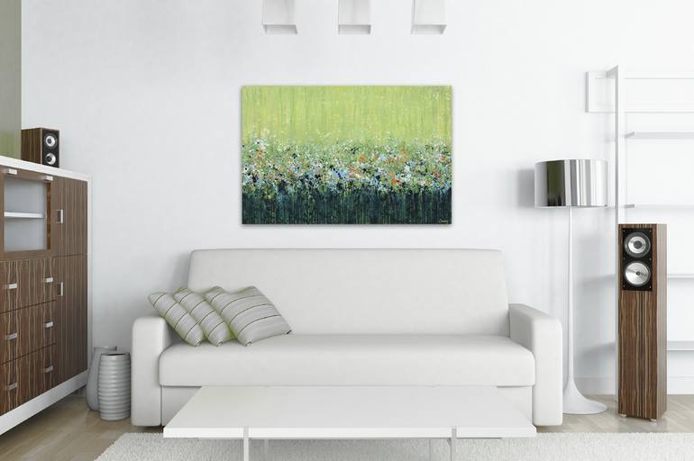 Original Abstract Landscape Painting by Lisa Carney