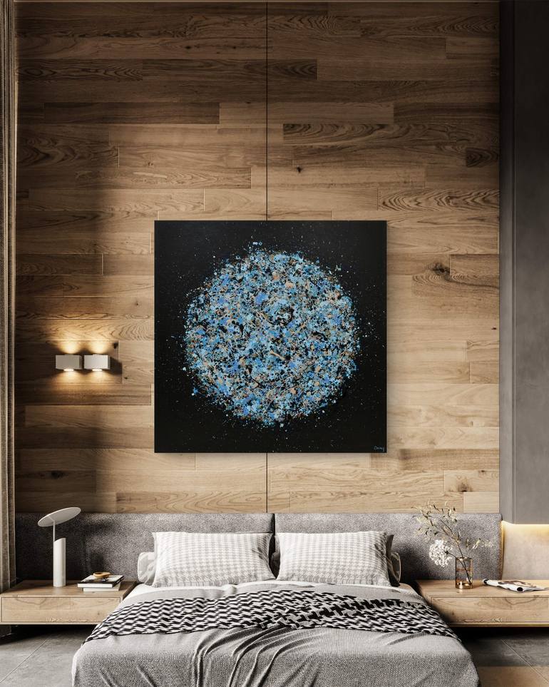 Original Abstract Geometric Painting by Lisa Carney