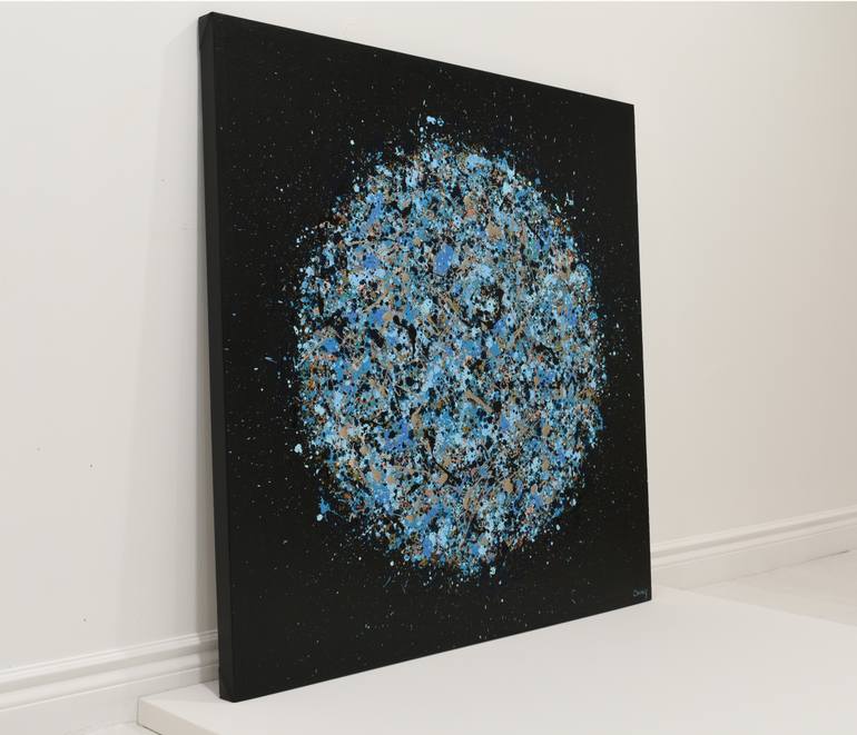 Original Abstract Geometric Painting by Lisa Carney